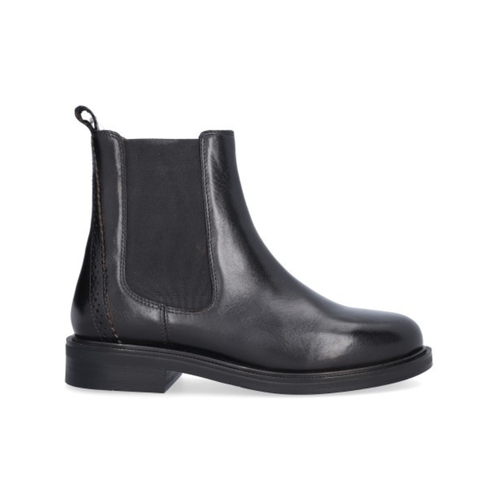 C1530 Chelsea støvle - Black calf 80